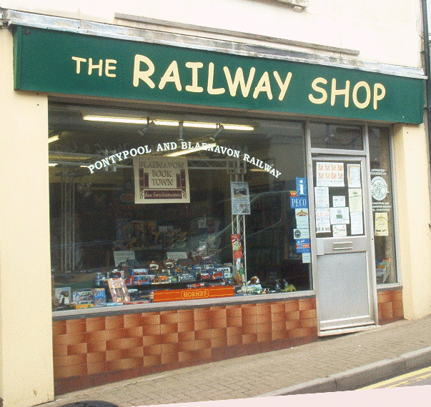 Image of the railway Shop in Blaenavon